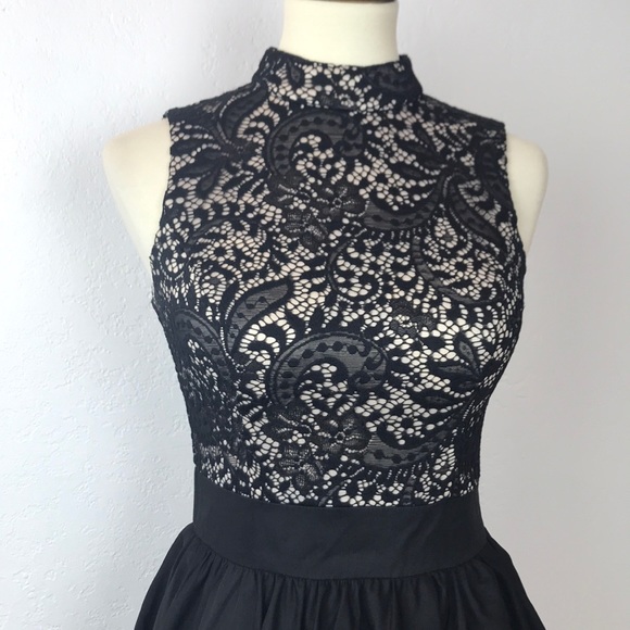 Chi Chi London | Black Mini Formal Dress - Picture 1 of 6